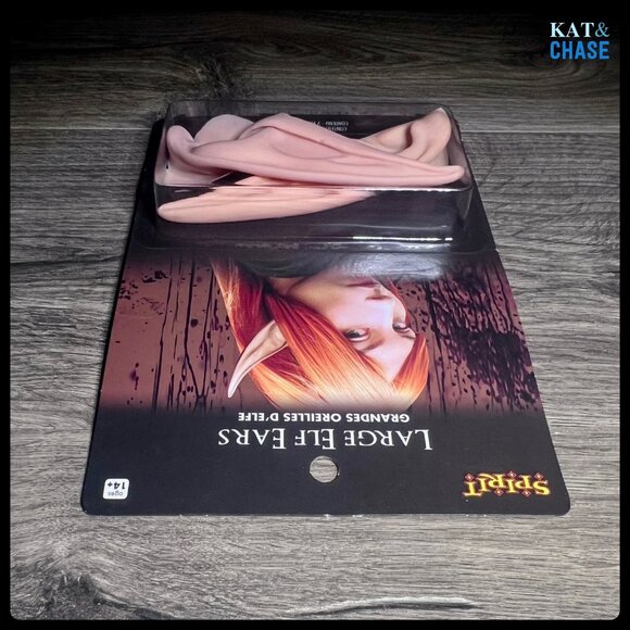 Spirit Large Elf Ears Latex For Halloween Or Cosplay Magic Halloween New In Box - Picture 6 of 6